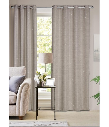 CORTINA JACQUARD "LENTEJUELAS"