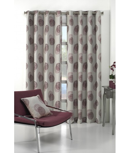 CORTINA JACQUARD "ESPIRAL"