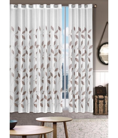 VISILLO BORDADO "HOJAS"