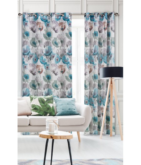 VISILLO ESTAMPADO "FLORES"