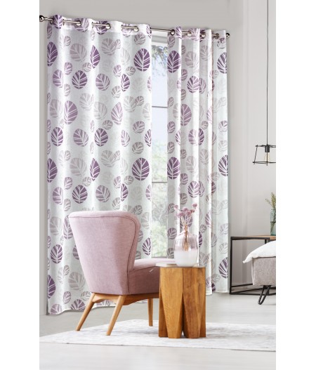 VISILLO ESTAMPADO "HOJAS"